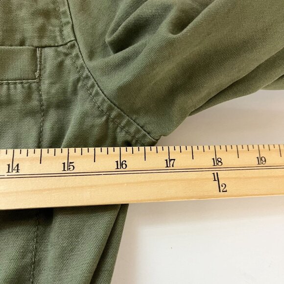 Old Navy Green Twill Utility Jacket Twilight core Bella Swan New Moon Size XS - Picture 5 of 6